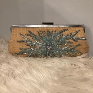 Tiffany’s straw clutch /// RESERVED///